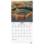 Finocam Calendario de Pared Internacional - Anual 2026 - Imagenes Variadas - 311x5x305mm - Tematica de Madrid - immagine 3