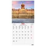 Finocam Calendario de Pared Internacional - Anual 2026 - Imagenes Variadas - 311x5x305mm - Tematica de Amsterdam - immagine 3