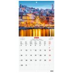 Finocam Calendario de Pared Internacional - Anual 2026 - Imagenes Variadas - 191x5x185mm - Tematica de Ciudades y Pueblos - immagine 3