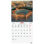 Finocam Calendario de Pared Internacional - Anual 2026 - Imagenes Variadas - 191x5x185mm - Tematica de Madrid - immagine 3