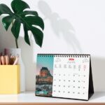 Finocam Calendario de Sobremesa Internacional - Anual 2026 - Imagenes Variadas - 210x70x155mm - Tematica de Viajes - immagine 2