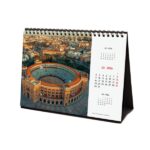 Finocam Calendario de Sobremesa Internacional - Anual 2026 - Imagenes Variadas - 210x70x155mm - Tematica de Madrid - immagine 5