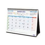 Finocam Calendario de Sobremesa - Anual 2026 - Formato S - 210x70x155mm - Espacio para Escribir - Color Azul y Blanco - immagine 3