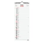 Finocam Calendario de Pared en Catalan - Anual 2026 - Formato Largo M - 130x5x335mm - Espacio para Escribir - Color Blanco y Rojo - immagine 3