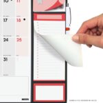 Finocam Calendario de Pared en Catalan - Anual 2026 - Anilla Portaboligrafo - 300x11x335mm - Espacio para Escribir - Color Blanco y Rojo - immagine 5
