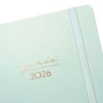 Finocam Alma Agenda - Anual 2026 - con Espiral - Formato E10 - 180x30x220mm - 1 Dia por Pagina - Color Menta - immagine 5
