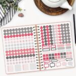 Finocam Alma Agenda - Anual 2026 - con Espiral - Formato E10 - 180x30x220mm - 1 Dia por Pagina - Color Coral - immagine 3
