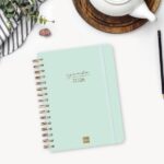 Finocam Alma Agenda en Catalan - Anual 2026 - con Espiral - Formato E10 - 180x30x220mm - 1 Dia por Pagina - Color Menta - immagine 2