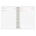 Finocam Alma Agenda en Catalan - Anual 2026 - con Espiral - Formato E10 - 180x30x220mm - 1 Dia por Pagina - Color Menta - immagine 5