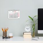 Finocam Calendario de Pared en Catalan - Anual 2026 - 210x5x155mm - Numeros Grandes - Color Blanco y Rojo - immagine 2