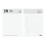 Finocam Taco de Sobremesa - Anual 2026 - 85x35x120mm - Sobremesa - Color Blanco y Rojo - immagine 4