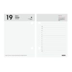 Finocam Taco de Sobremesa en Catalan - Anual 2026 - 85x35x120mm - Color Blanco y Rojo - immagine 4