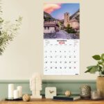 Finocam Calendario de Pared - Anual 2026 - Imagenes Variadas - 300x300mm - Espacio para Escribir - Tematica de Ciudades y Pueblos - immagine 2