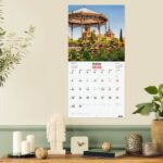 Finocam Calendario de Pared - Anual 2026 - Imagenes Variadas - 300x300mm - Espacio para Escribir - Tematica de Ciudades y Pueblos - immagine 2