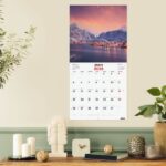 Finocam Calendario de Pared - Anual 2026 - Imagenes Variadas - 300x300mm - Espacio para Escribir - Tematica de Atardeceres Magicos - immagine 2