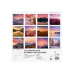Finocam Calendario de Pared - Anual 2026 - Imagenes Variadas - 300x300mm - Espacio para Escribir - Tematica de Atardeceres Magicos - immagine 4