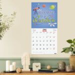 Finocam Calendario de Pared - Anual 2026 - Imagenes Variadas - 300x300mm - Espacio para Escribir - Tematica de Frases Inspiradoras - immagine 2