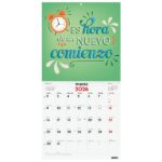 Finocam Calendario de Pared - Anual 2026 - Imagenes Variadas - 300x300mm - Espacio para Escribir - Tematica de Frases Inspiradoras - immagine 3