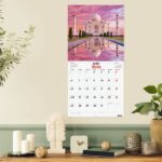 Finocam Calendario de Pared en Catalan - Anual 2026 - Imagenes Variadas - 300x300mm - Espacio para Escribir - Tematica de Maravillas Del Mundo - immagine 2