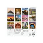 Finocam Calendario de Pared en Catalan - Anual 2026 - Imagenes Variadas - 300x300mm - Espacio para Escribir - Tematica de Maravillas Del Mundo - immagine 4