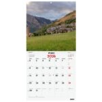 Finocam Calendario de Pared en Catalan - Anual 2026 - Imagenes Variadas - 300x300mm - Espacio para Escribir - Tematica de Ciudades y Pueblos - immagine 3