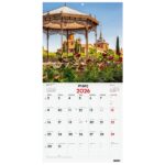 Finocam Calendario de Pared en Catalan - Anual 2026 - Imagenes Variadas - 300x300mm - Espacio para Escribir - Tematica de Ciudades y Pueblos - immagine 3