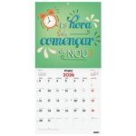 Finocam Calendario de Pared en Catalan - Anual 2026 - Imagenes Variadas - 300x300mm - Espacio para Escribir - Tematica de Frases Inspiradoras - immagine 3