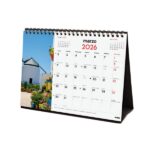Finocam Calendario de Sobremesa - Anual 2026 - Imagenes Variadas - Espacio para Escribir - Tematica de Ciudades y Pueblos - immagine 4