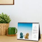 Finocam Calendario de Sobremesa en Catalan - Anual 2026 - Imagenes Variadas - Espacio para Escribir - Tematica de Paisajes - immagine 3