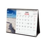 Finocam Calendario de Sobremesa en Catalan - Anual 2026 - Imagenes Variadas - Espacio para Escribir - Tematica de Naturaleza - immagine 4