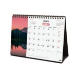 Finocam Calendario de Sobremesa en Catalan - Anual 2026 - Imagenes Variadas - Espacio para Escribir - Tematica de Atardeceres Magicos - immagine 4