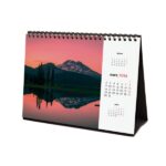 Finocam Calendario de Sobremesa en Catalan - Anual 2026 - Imagenes Variadas - Espacio para Escribir - Tematica de Atardeceres Magicos - immagine 5
