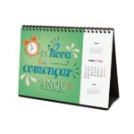 Finocam Calendario de Sobremesa en Catalan - Anual 2026 - Imagenes Variadas - Espacio para Escribir - Tematica de Frases Inspiradoras - immagine 5