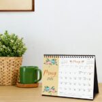 Finocam Calendario de Sobremesa en Catalan - Anual 2026 - Imagenes Variadas - Espacio para Escribir - Tematica de Flores - immagine 2