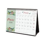 Finocam Calendario de Sobremesa en Catalan - Anual 2026 - Imagenes Variadas - Espacio para Escribir - Tematica de Flores - immagine 4