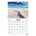 Finocam Calendario de Pared - Anual 2026 - Imagenes Variadas - con Espiral - Espacio para Escribir - Tematica de Naturaleza - immagine 3