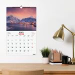 Finocam Calendario de Pared - Anual 2026 - Imagenes Variadas - con Espiral - Espacio para Escribir - Tematica de Atardeceres Magicos - immagine 2