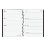 Finocam My Agenda de Espiral - Anual 2026 - Tapa Dura Antirayaduras - Formato E10 - 171x9x212mm - Semana Vista Horizontal - Color Negro - immagine 4