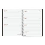 Finocam My Agenda de Espiral en Catalan - Anual 2026 - Tapa Dura Antirayaduras - Formato E10 - 171x9x212mm - Semana Vista Horizontal - Color Negro - immagine 4