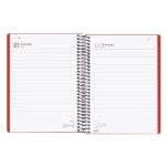 Finocam My Agenda de Espiral en Catalan - Anual 2026 - Tapa Dura Antirayaduras - Formato E10 - 185x20x212mm - 1 Dia por Pagina - Color Rojo - immagine 4
