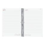 Finocam Espiral Recambio Anual 2026 para Agendas Duo - Anual 2026 - Formato E40 - 230x29x297mm - 1 Dia por Pagina - Color Gris Oscuro - immagine 2