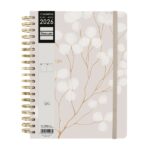 Finocam Optimal Agenda de Espiral Internacional - Anual 2026 - Planificador - Cierre de Goma - Formato B5 - 176x250mm - 1 Dia por Pagina - Tematica de Flores - immagine 2