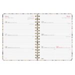 Finocam You Agenda de Espiral en Catalan - Anual 2026 - Planificador - Cierre de Goma - Formato E10 - 172x19x220mm - Semana Vista Horizontal - Tematica de Hojas - immagine 5
