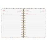 Finocam You Agenda de Espiral en Catalan - Anual 2026 - Planificador - Cierre de Goma - Formato E10 - 180x30x220mm - 1 Dia por Pagina - Tematica de Hojas - immagine 5