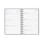 Finocam Alma Agenda - Anual 2026 - con Espiral - Formato E5 - 131x19x190mm - Semana Vista Horizontal - Color Azul - immagine 5