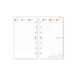 Finocam R499 Recambio Anual 2026 para Agendas Open 2026 - Formato 400 - 91x8x152mm - Semana Vista en Vertical - Color Blanco - immagine 2