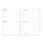 Finocam R597 Recambio Anual 2026 para Agendas Open 2026 - Formato 500 - 117x11x181mm - 2 Dias por Pagina - Color Blanco - immagine 2