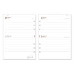 Finocam R1097 Recambio Anual 2026 para Agendas Open 2026 - Formato 1000 - 155x11x215mm - 2 Dias por Pagina - Color Blanco - immagine 2