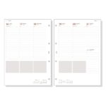 Finocam R4099 Recambio Anual 2026 para Agendas Open 2026 - Formato A4 - 210x6x297mm - Semana Vista en Vertical - Color Blanco - immagine 2