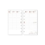 Finocam R499C Recambio Anual 2026 para Agendas Open 2026 en Catalan - Formato 400 - 91x8x152mm - Semana Vista en Vertical - Color Blanco - immagine 2